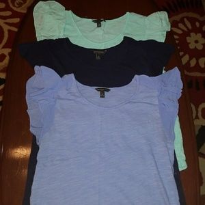 Assorted flutter sleeve tees